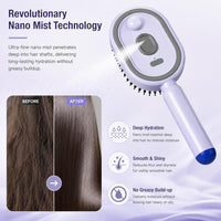 Electric Spray Retractable Air Cushion Comb