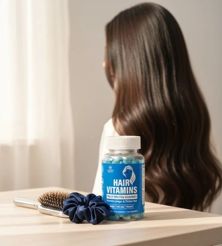 Malika Mart Nature’s Beauty - Hair Vitamins Fruit-Pectin Gummies (Original)