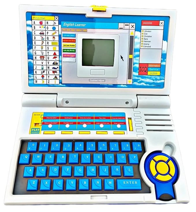 Malika Mart Kids English Learning Laptop
