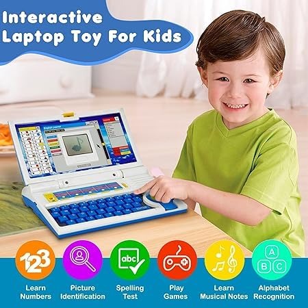 Malika Mart Kids English Learning Laptop